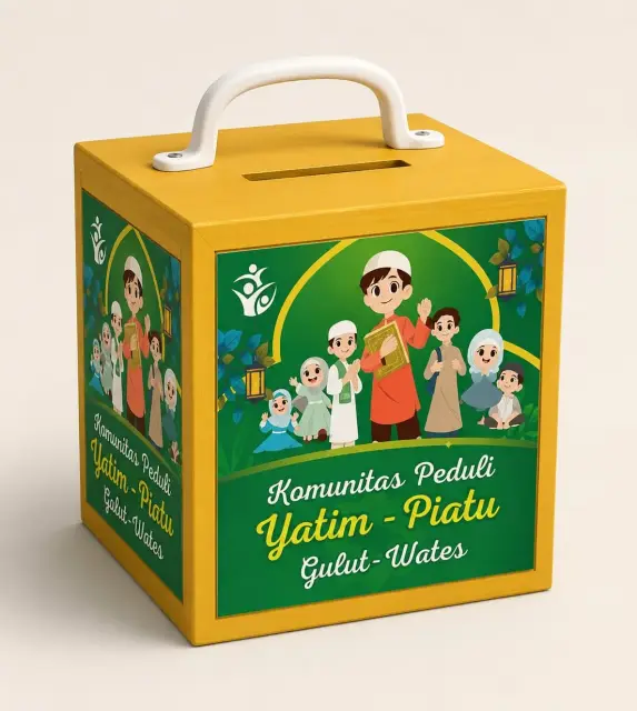 3 Dimensi Kotak Infaq Yatim